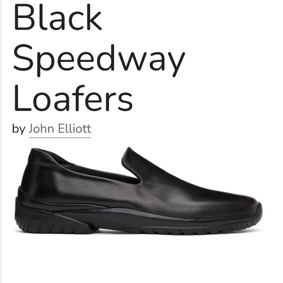 John Elliott Leather Shoes NIB size 10 (43) main image 6